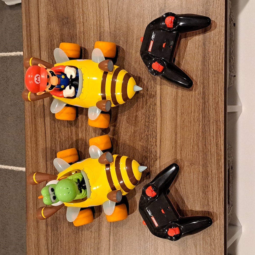 Mario and Yoshi Carrera Remote Control Cars